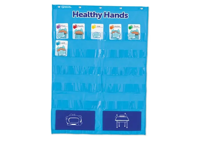 Learning Resources Healthy Hands Pocket Chart