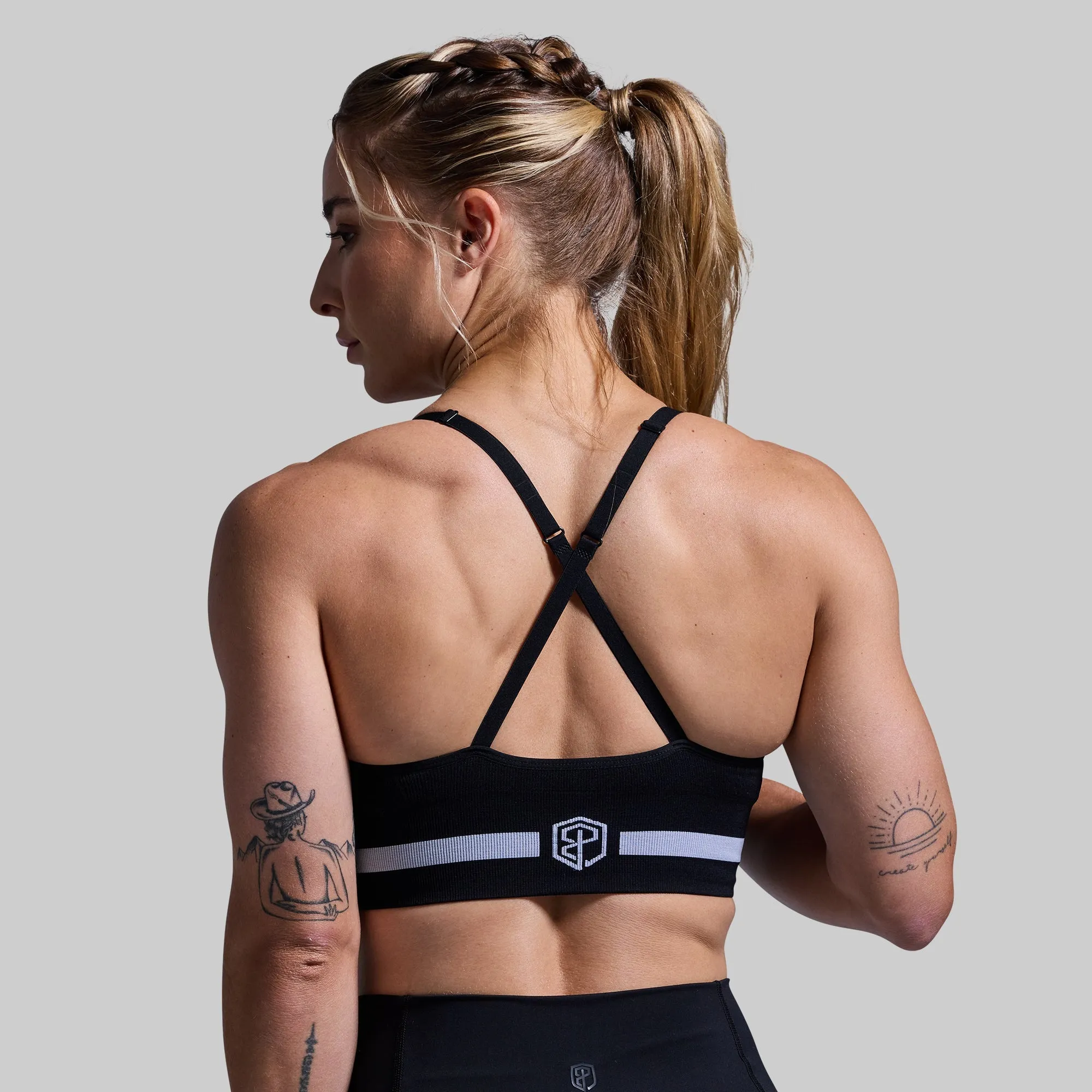 Level Up Sports Bra (Black)