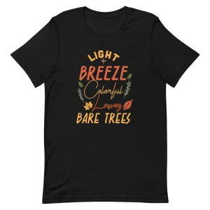 Light Breeze Colorful Leaves Bare Trees