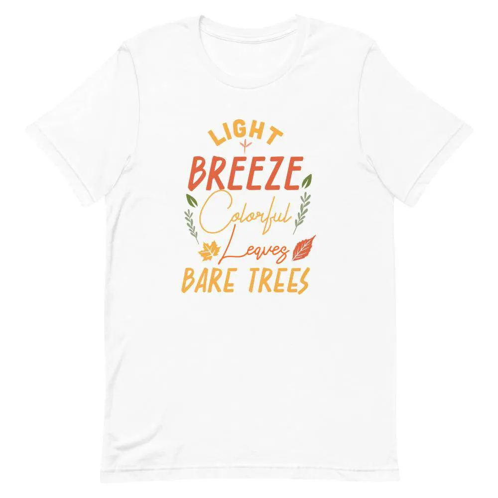 Light Breeze Colorful Leaves Bare Trees