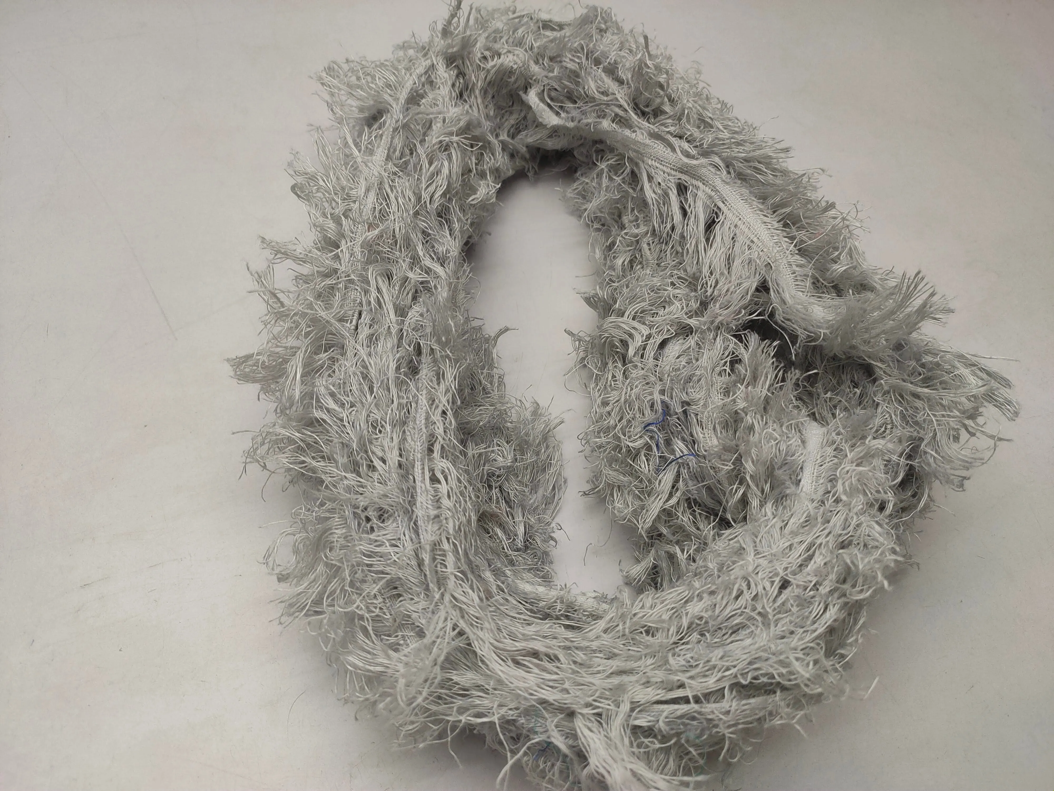 Linen Fuzzy Ribbon - Coin