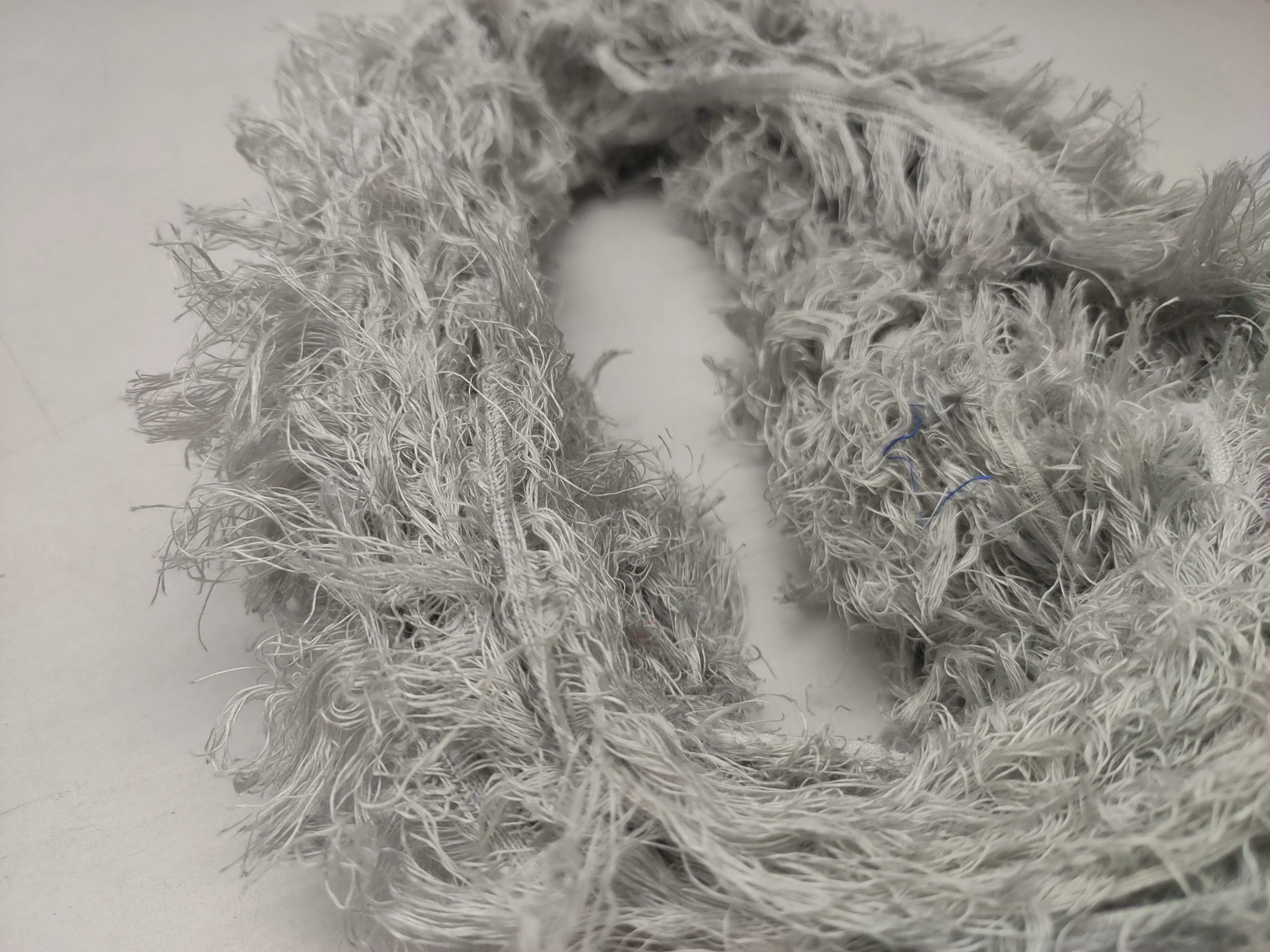 Linen Fuzzy Ribbon - Coin