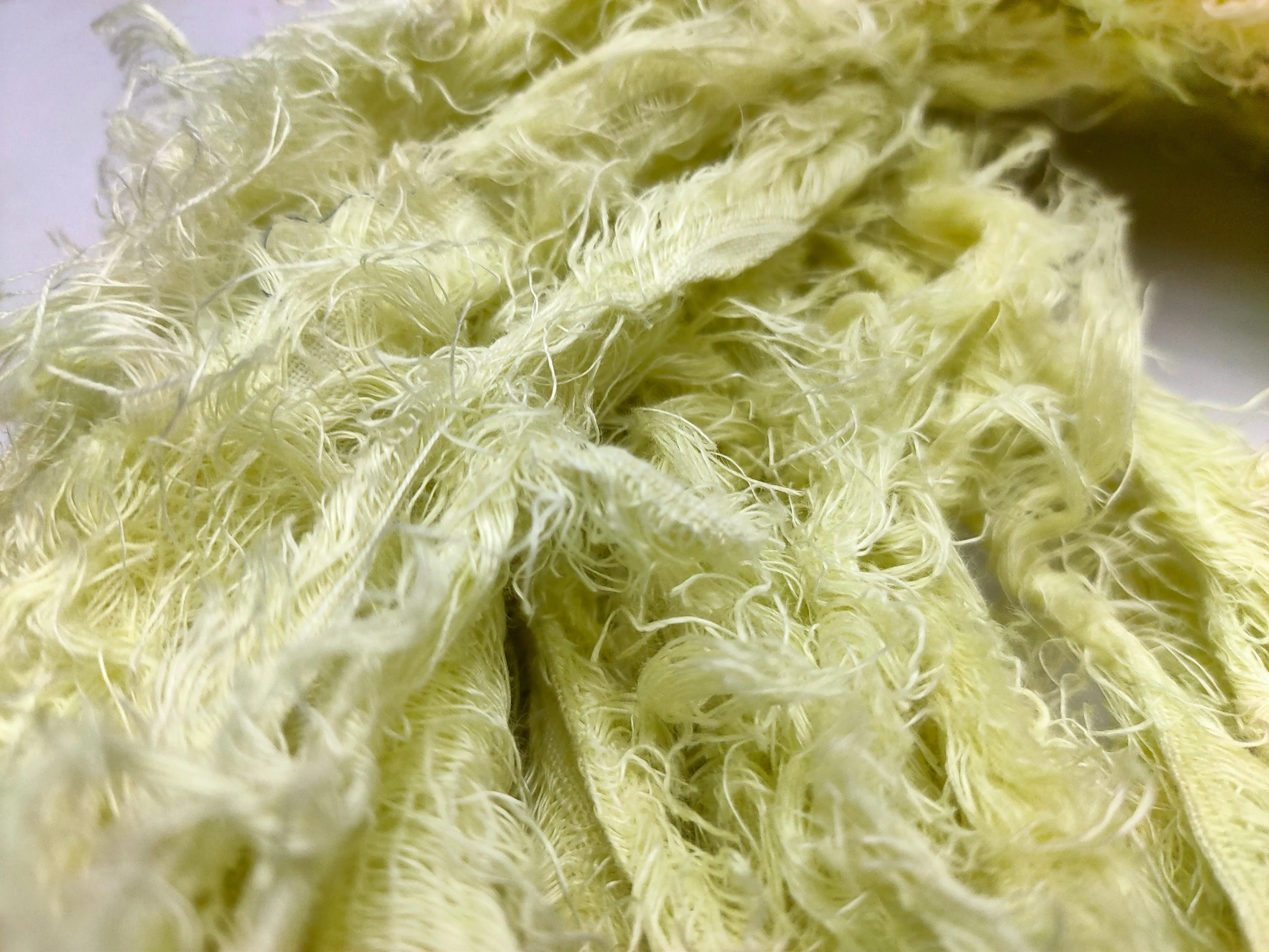 Linen Fuzzy Ribbon - Pista
