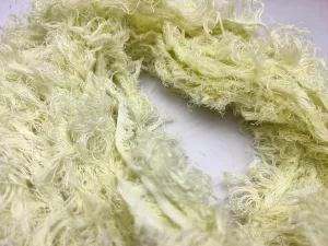 Linen Fuzzy Ribbon - Pista