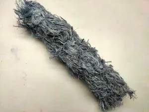Linen Fuzzy Ribbon - Rico Metal
