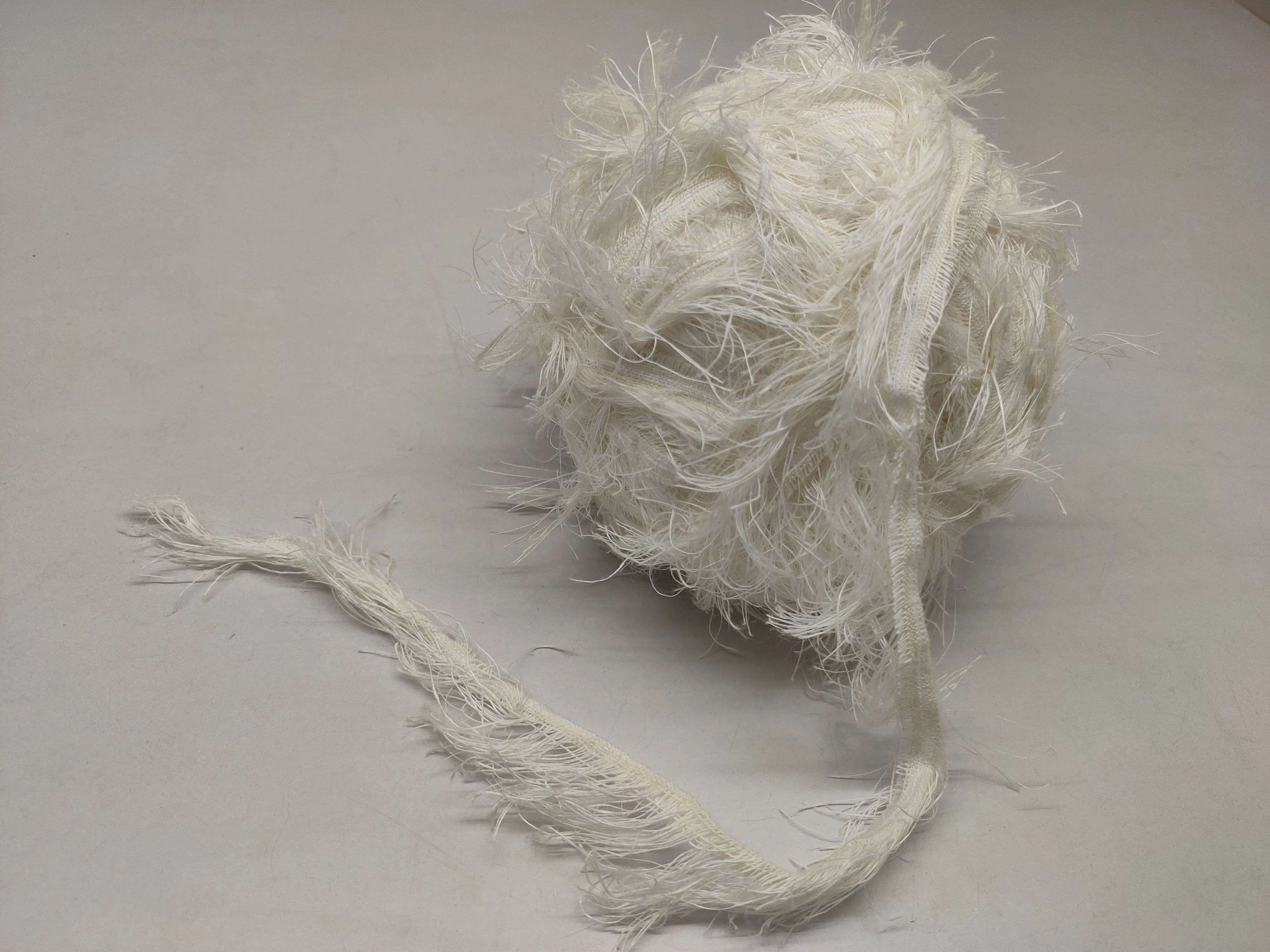 Linen Fuzzy Ribbon - Undyed