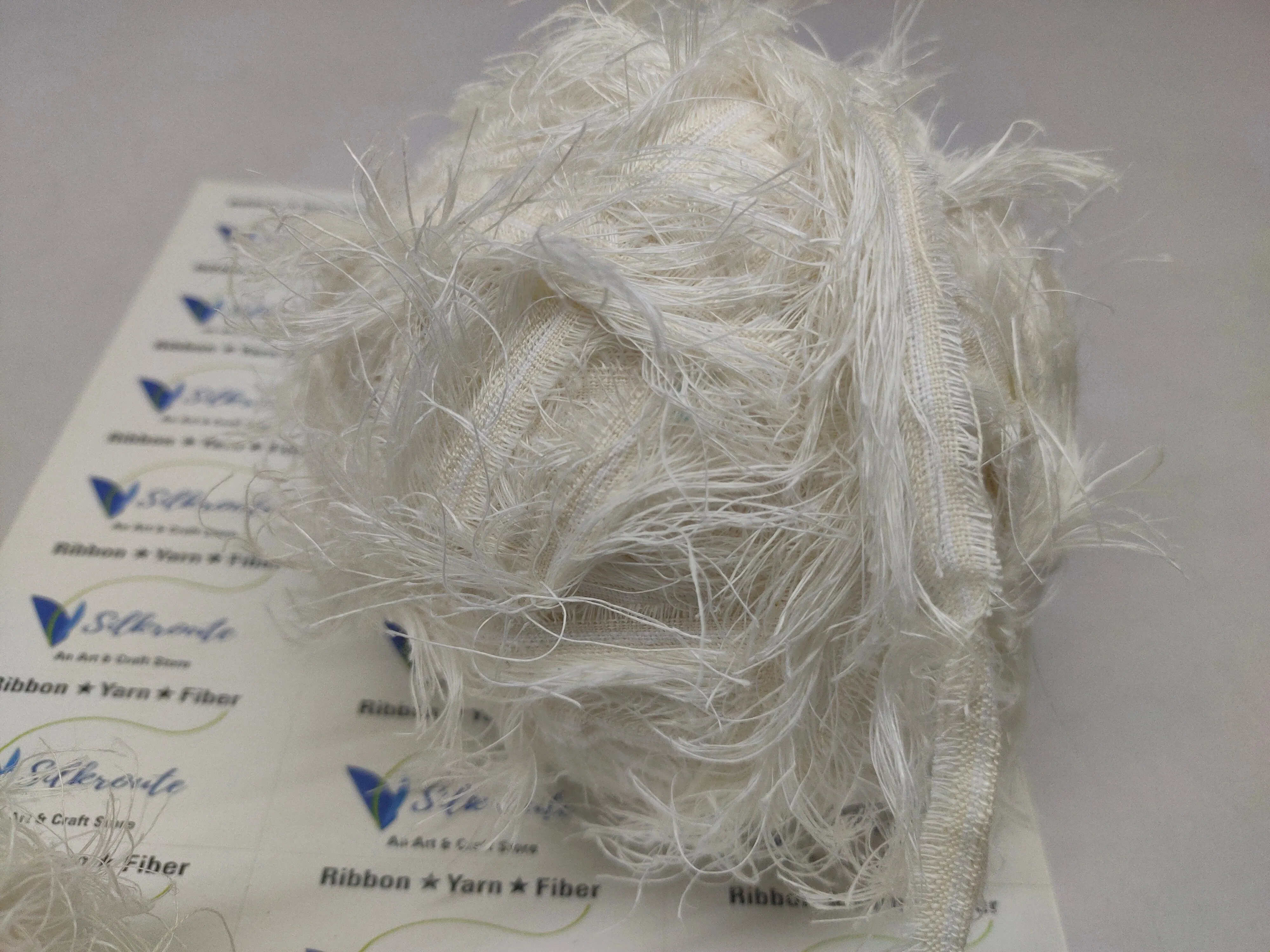 Linen Fuzzy Ribbon - Undyed