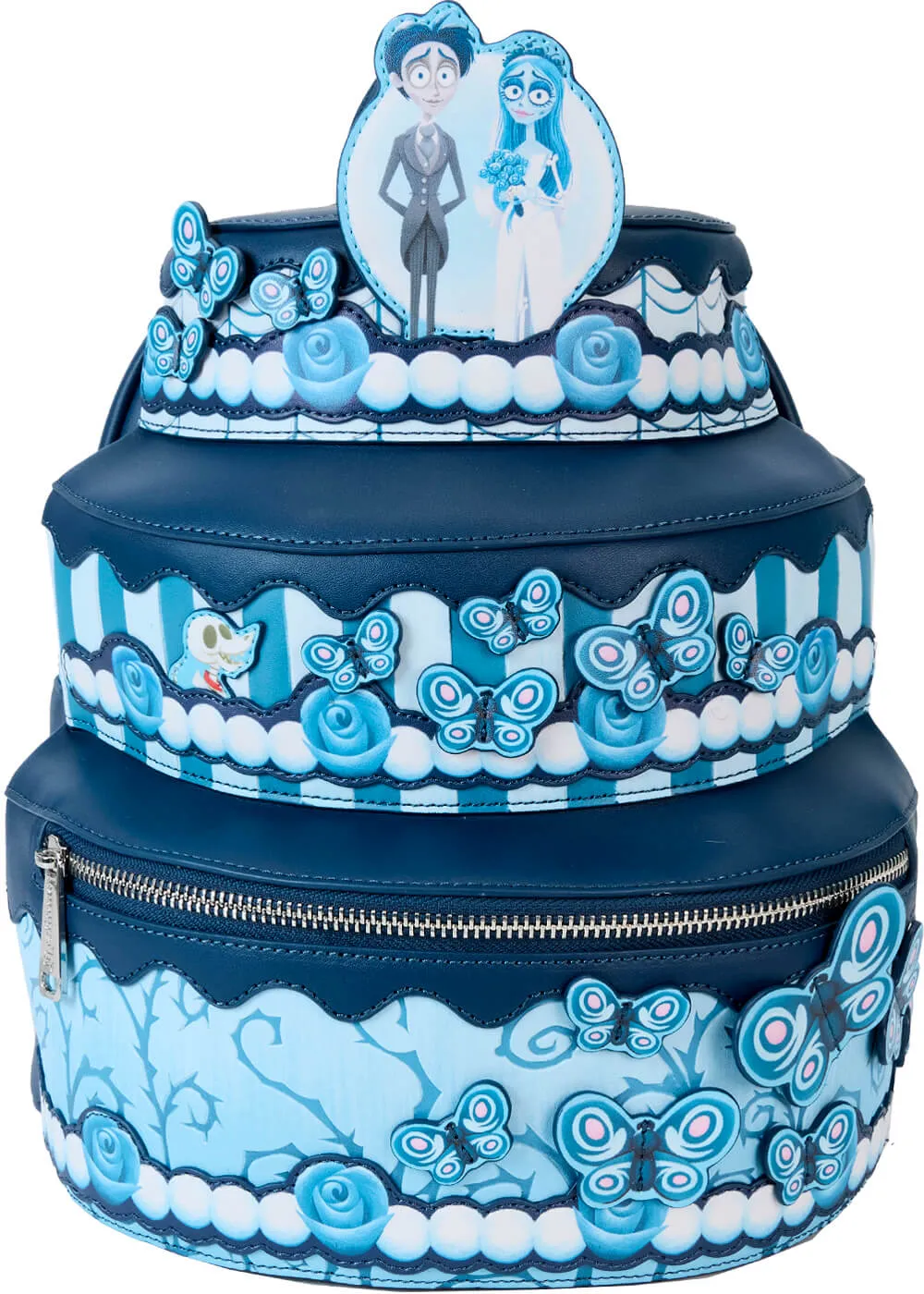 Loungefly Corpse Bride Wedding Cake Backpack Blue