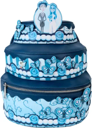 Loungefly Corpse Bride Wedding Cake Backpack Blue