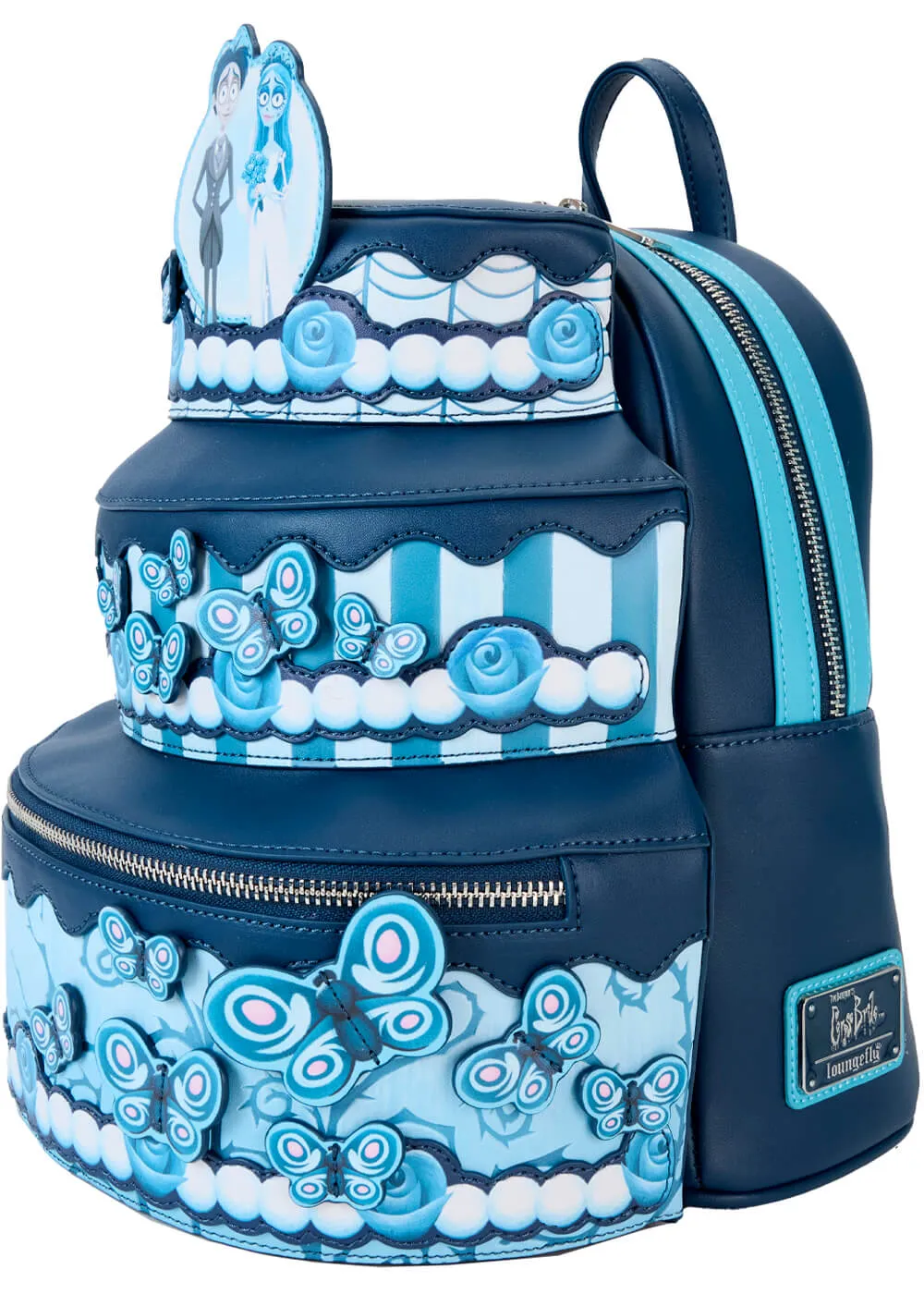 Loungefly Corpse Bride Wedding Cake Backpack Blue