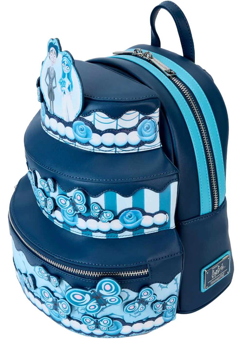Loungefly Corpse Bride Wedding Cake Backpack Blue
