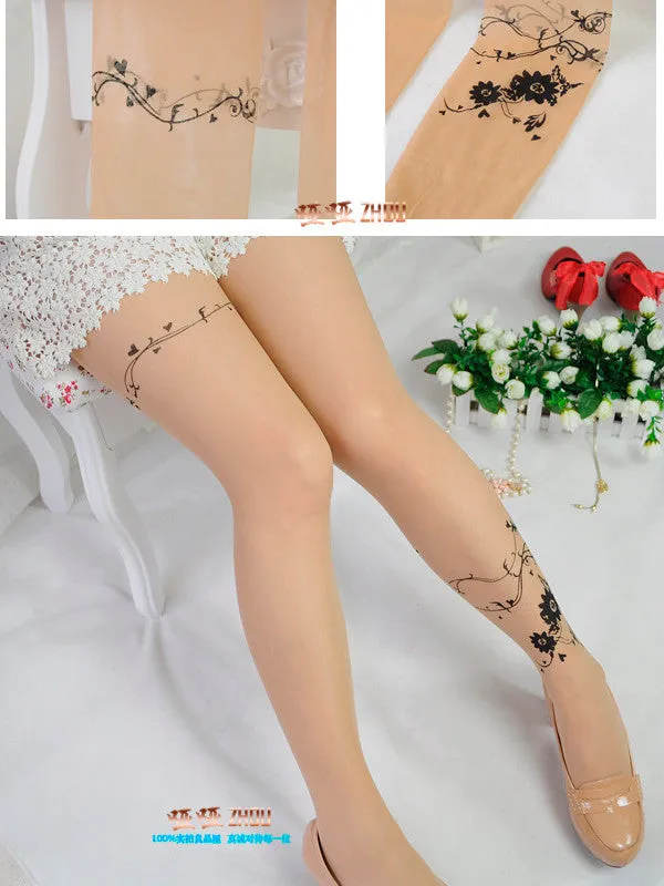 love you more than anyone tattoo tights