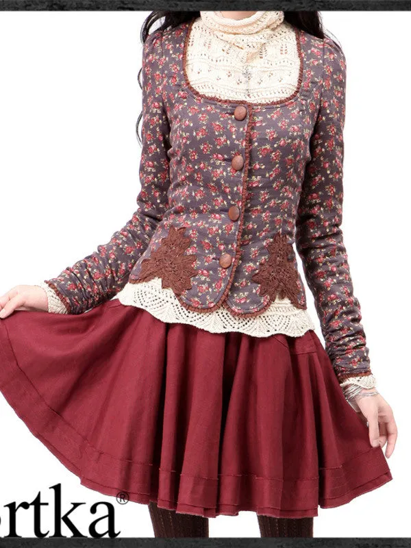 medieval maiden lace up jacket