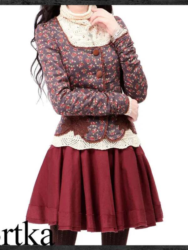 medieval maiden lace up jacket