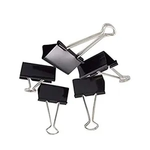 Metal Binder Clips, Paper Clips, Metal Office Files Documents Binder Clips,Office Clamps,Binder Paper Clips,Binder Paper Clips