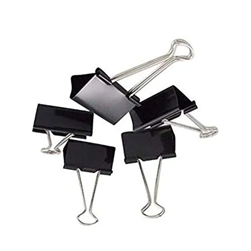 Metal Binder Clips, Paper Clips, Metal Office Files Documents Binder Clips,Office Clamps,Binder Paper Clips,Binder Paper Clips