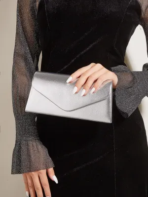 Metallic Flap Square Bag- FD ⚡
