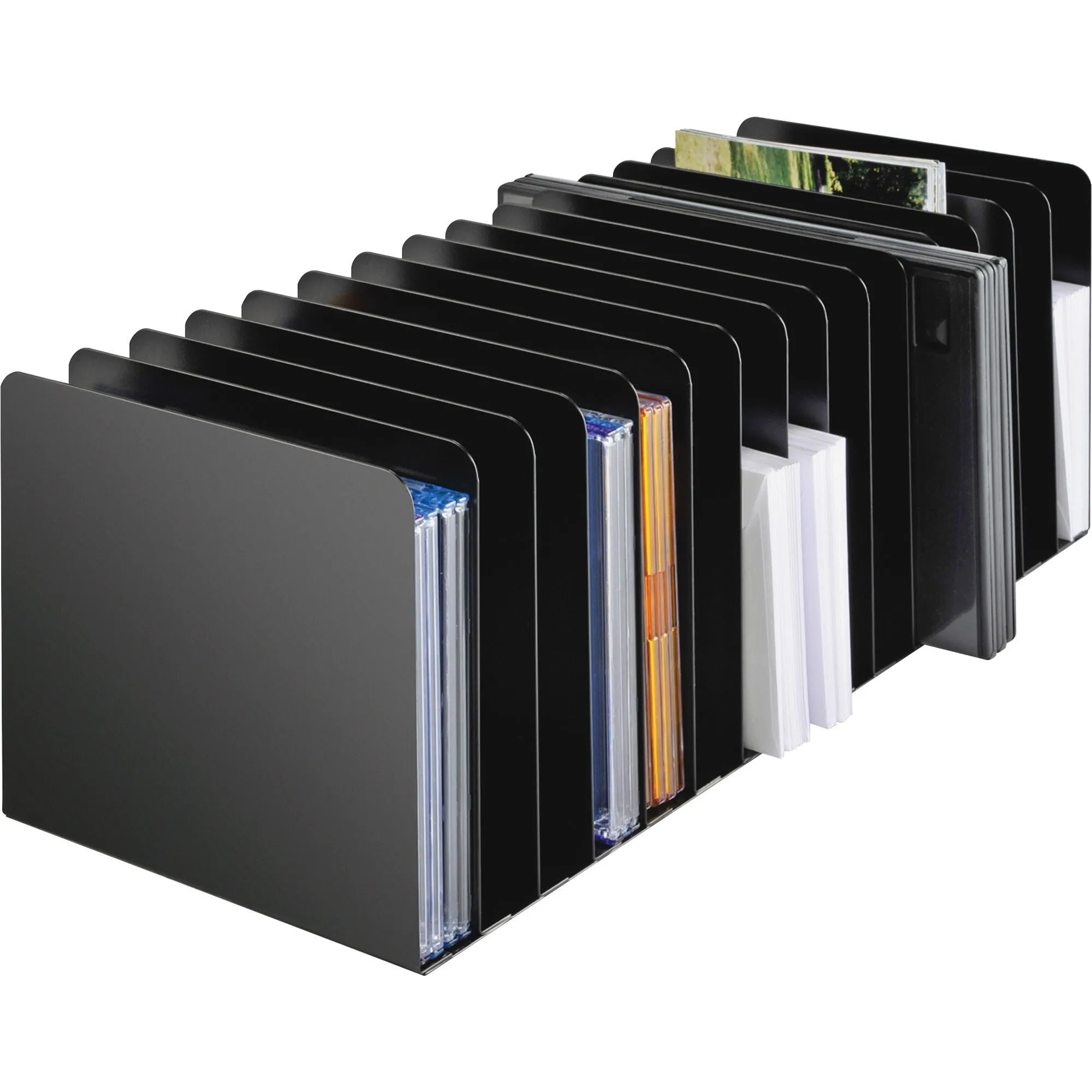 MMF SteelMaster 15-compartment Message Rack