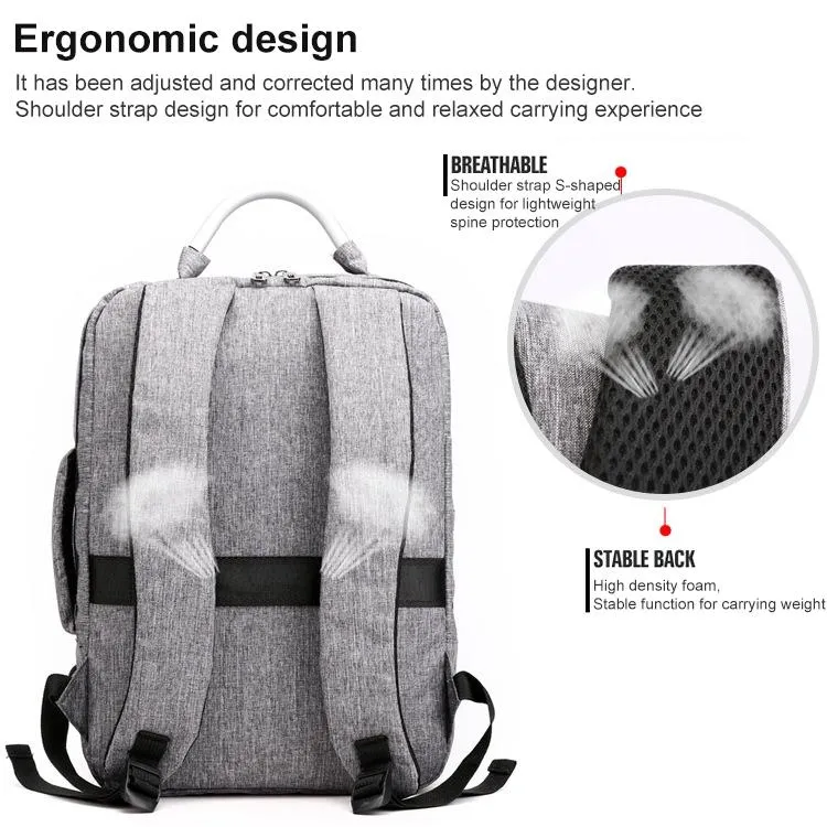 Multifunctional Oxford Laptop Backpack - Cxs-620 - Army Green