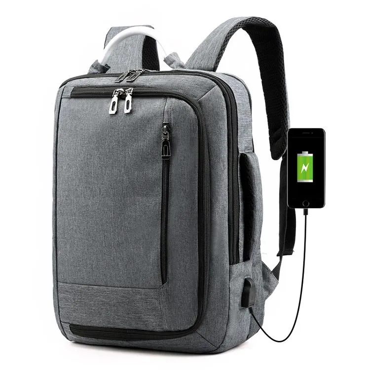 Multifunctional Oxford Laptop Backpack - Cxs-620 - Army Green