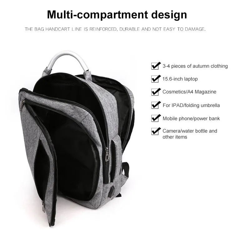 Multifunctional Oxford Laptop Backpack - Cxs-620 - Army Green