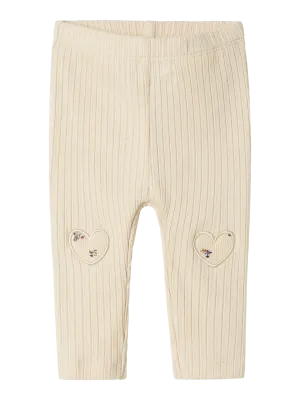 NAME IT | Baby Girl Heart Leggings