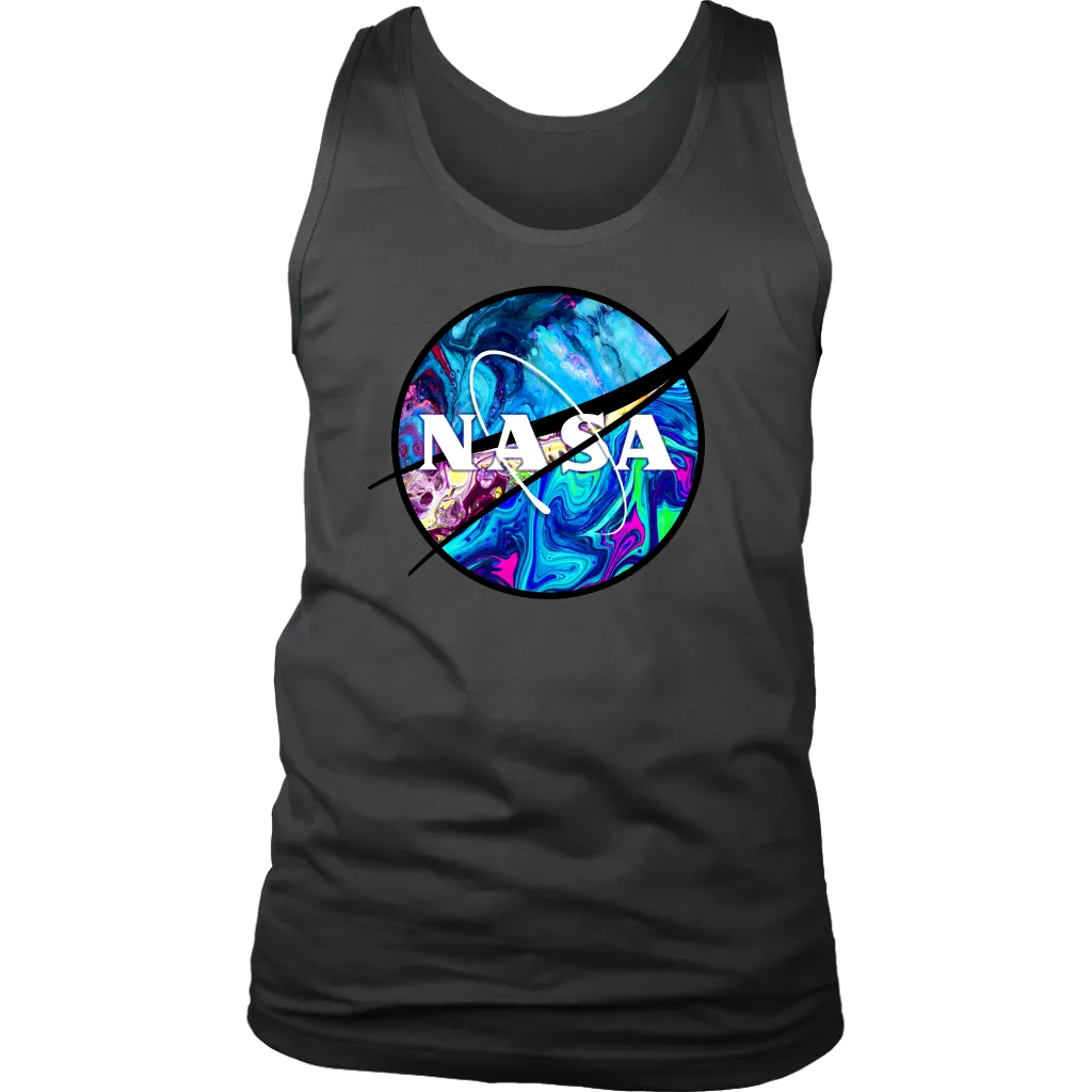 Nasa T-shirt, Nasa Gift, Colorful Nasa T-shirt, Psychedelic Nasa T-Shirt, Psychedelic Nasa Shirt