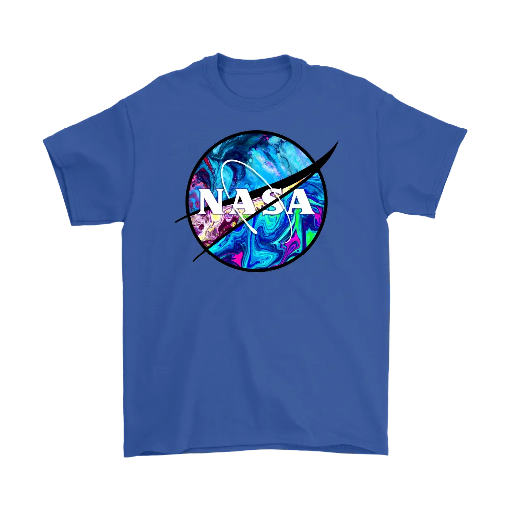 Nasa T-shirt, Nasa Gift, Colorful Nasa T-shirt, Psychedelic Nasa T-Shirt, Psychedelic Nasa Shirt