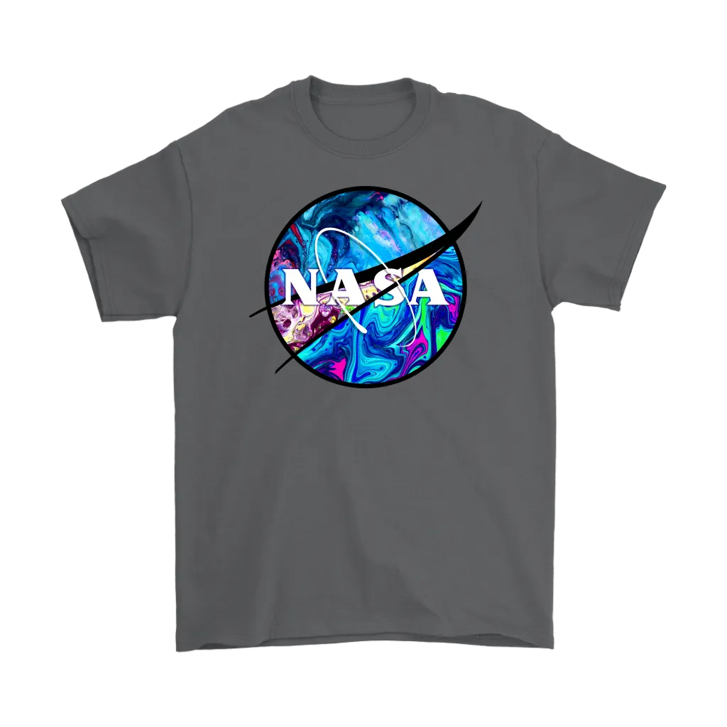 Nasa T-shirt, Nasa Gift, Colorful Nasa T-shirt, Psychedelic Nasa T-Shirt, Psychedelic Nasa Shirt