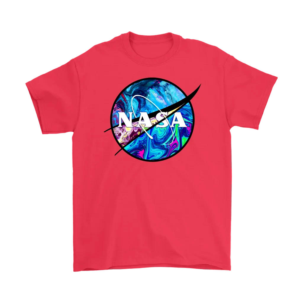 Nasa T-shirt, Nasa Gift, Colorful Nasa T-shirt, Psychedelic Nasa T-Shirt, Psychedelic Nasa Shirt