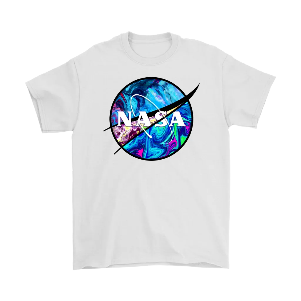 Nasa T-shirt, Nasa Gift, Colorful Nasa T-shirt, Psychedelic Nasa T-Shirt, Psychedelic Nasa Shirt