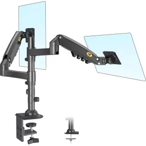 NB North Bayou Dual Monitor Desk Mount Stand - H160-B