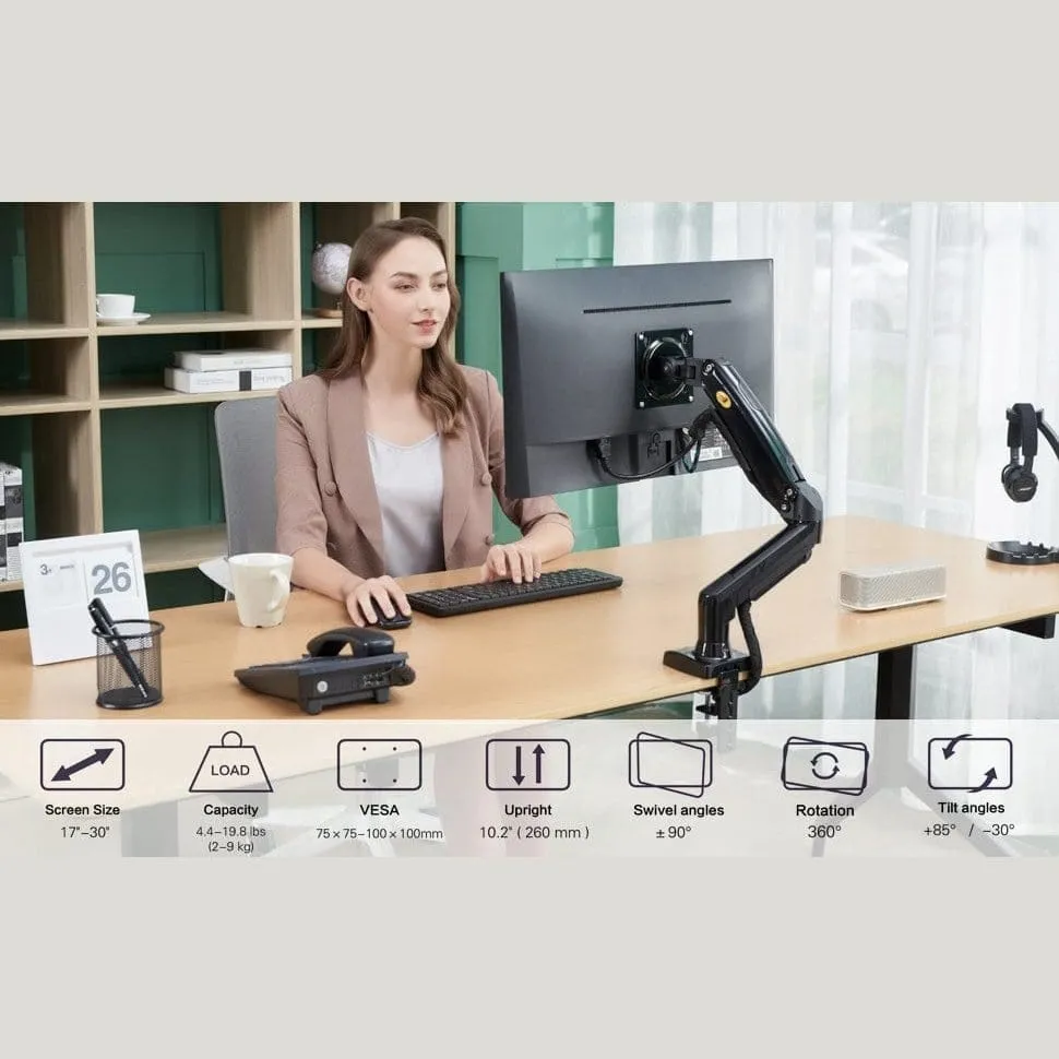 NB North Bayou Monitor Desk Mount Stand - F80