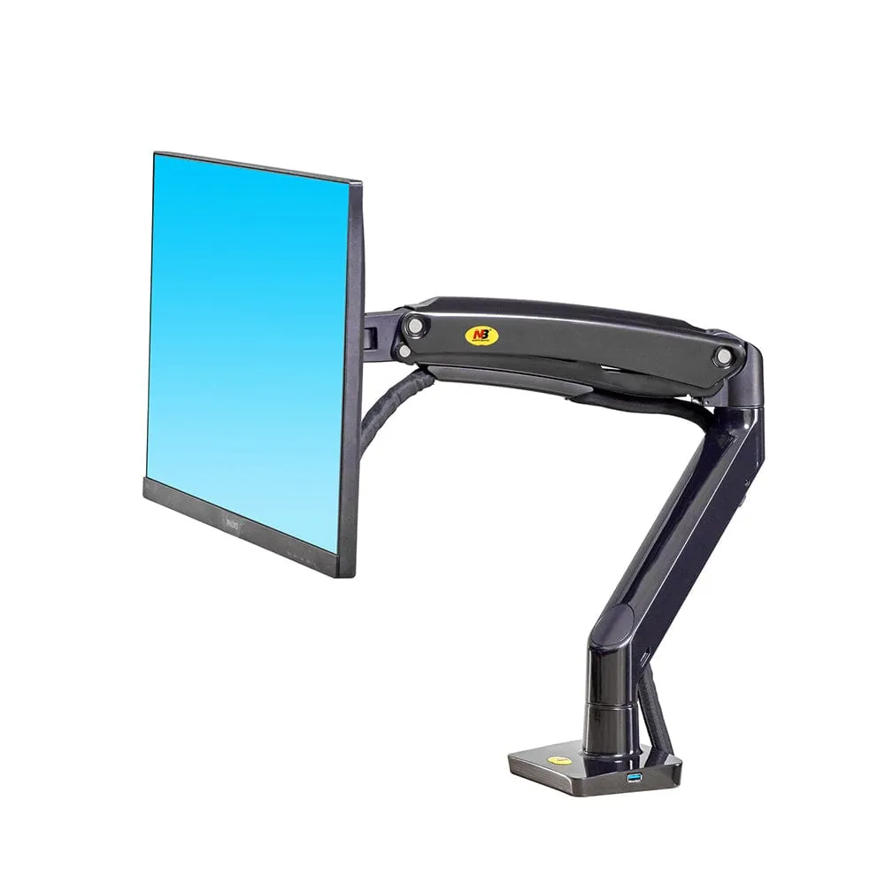NB North Bayou Single Monitor Desk & Wall Mount Stand - F100A-B