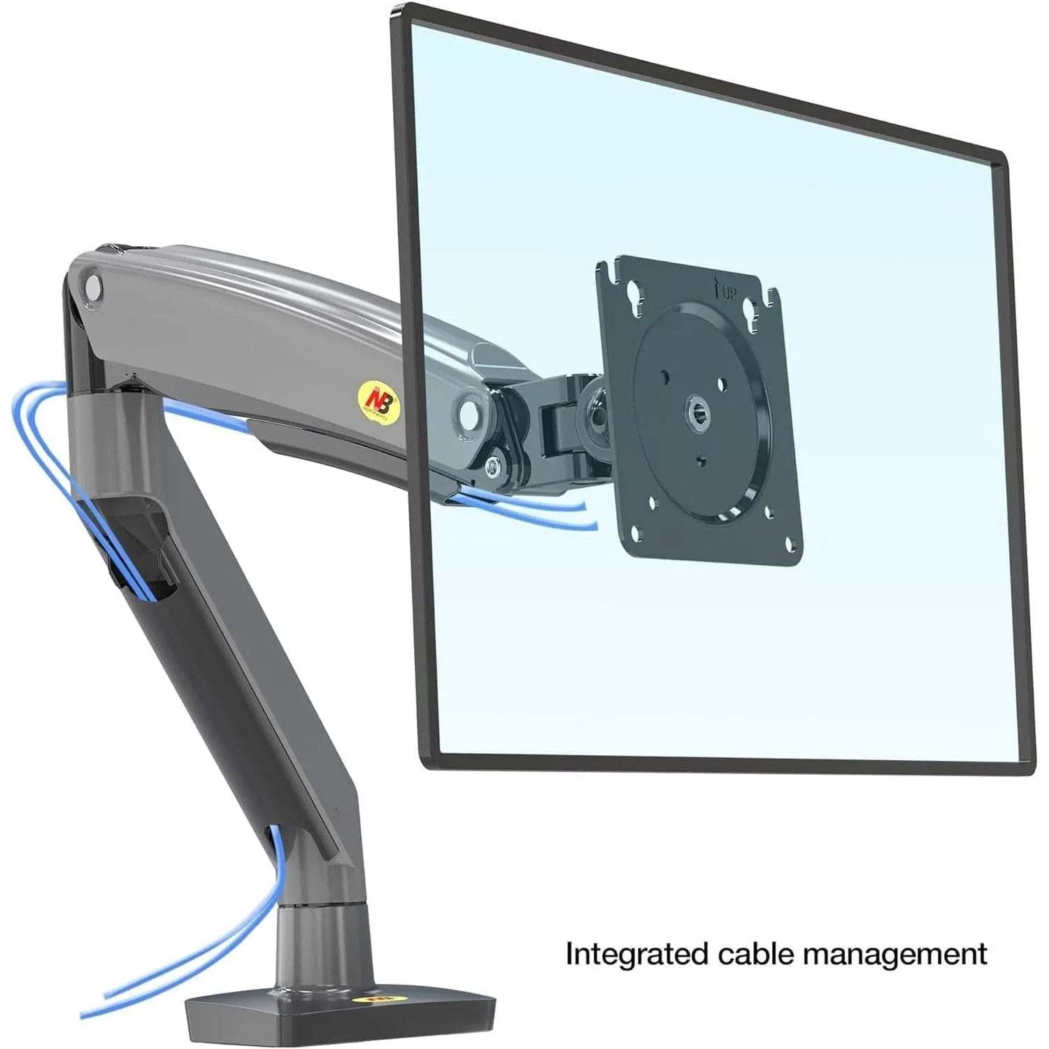 NB North Bayou Single Monitor Desk & Wall Mount Stand - F100A-B