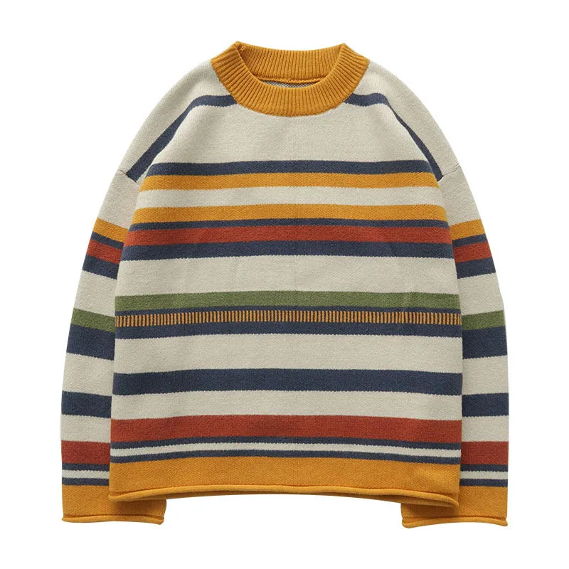 [@_nikiica_] “COLORFUL STRIPE” SWEATER W010611REVIEW