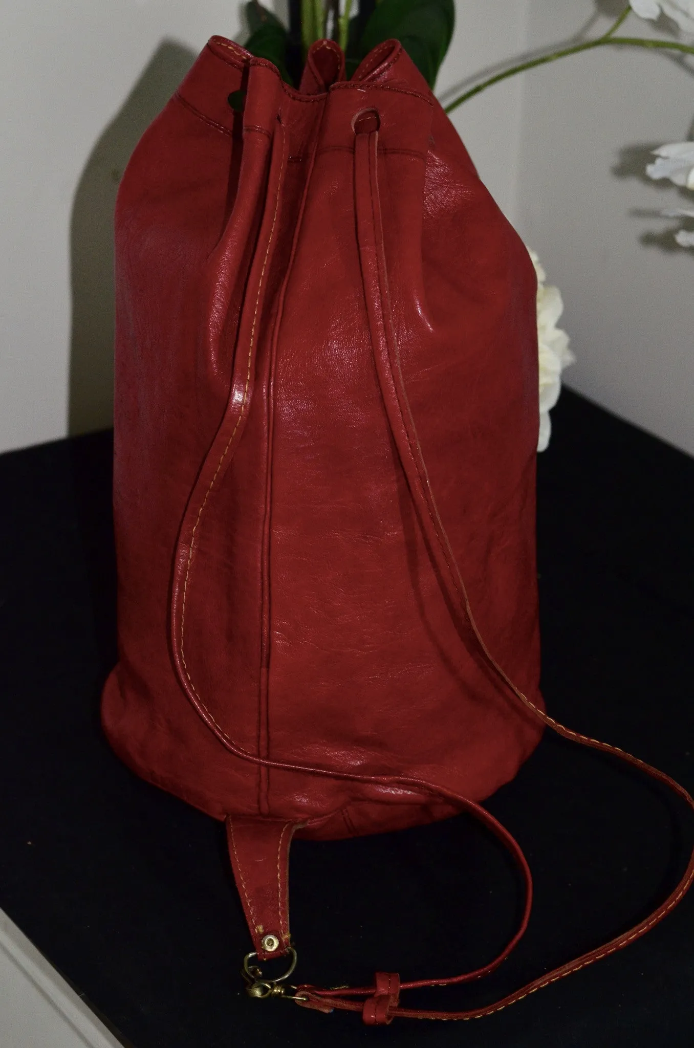 Nuru Leather Backpack