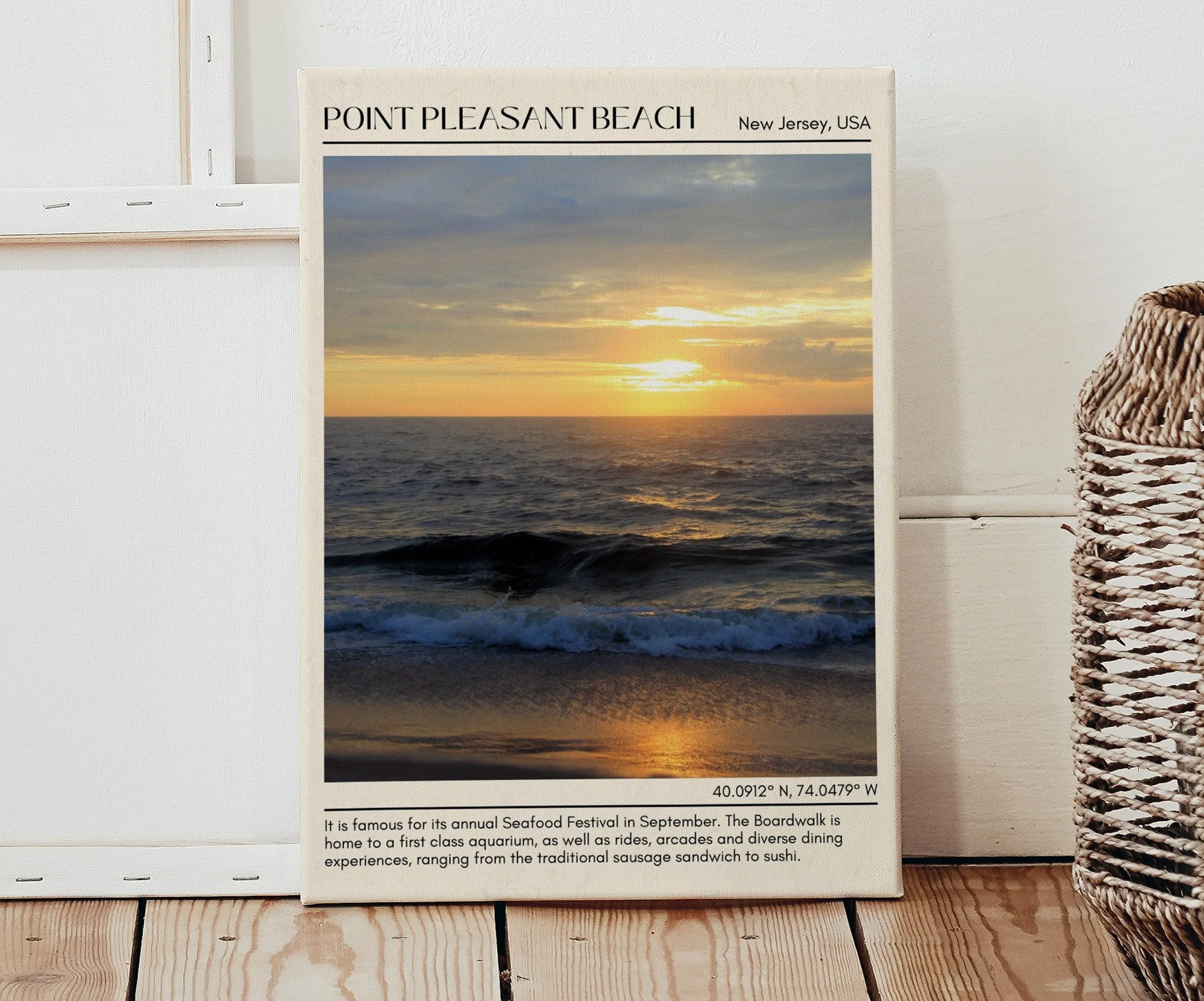 Point Pleasant Beach Wall Canvas, USA