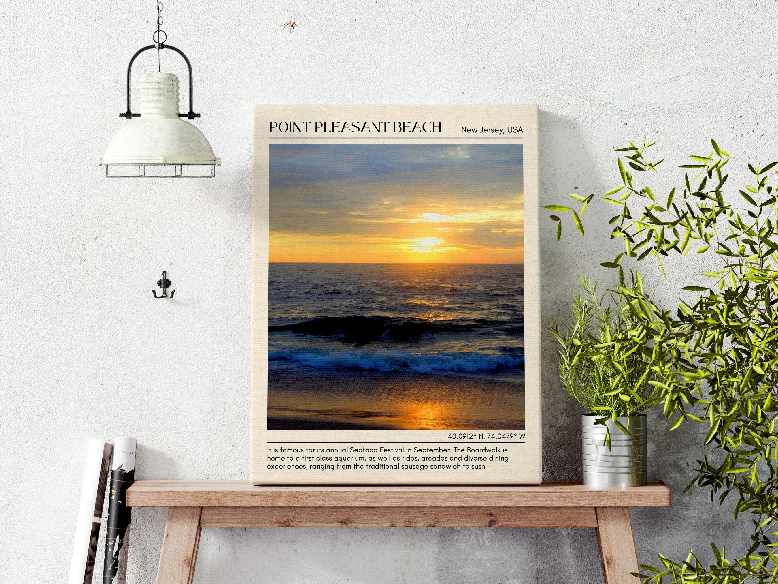 Point Pleasant Beach Wall Canvas, USA