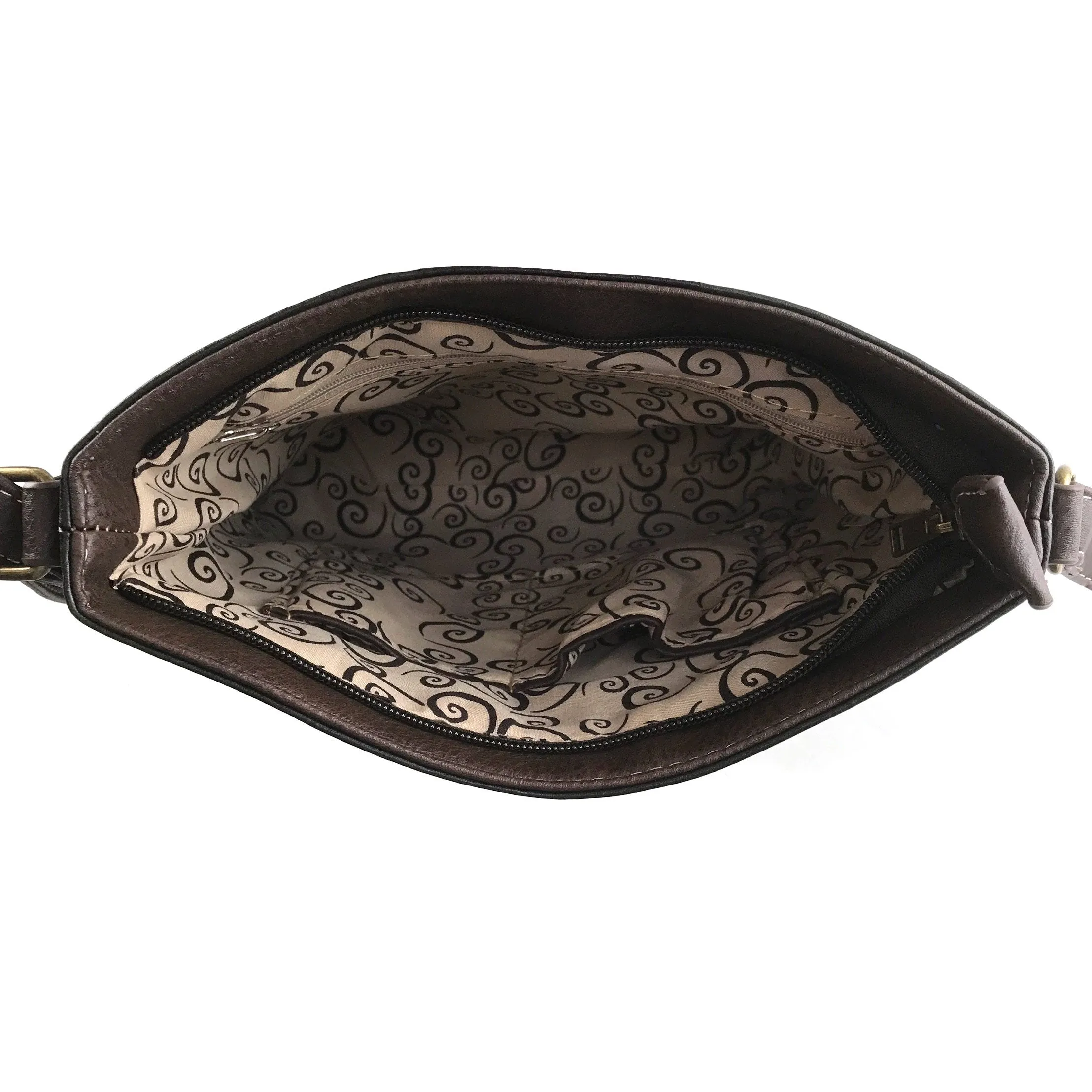 Red Bandana Messenger Bag by Justin West