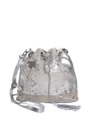 Rhodes Handbag in Silver