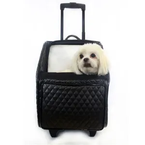 Rio Quilted Wheeled Pet Carrier