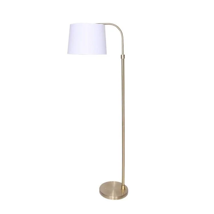 SARANTINO HEIGHT-ADJUSTABLE METAL FLOOR LAMP