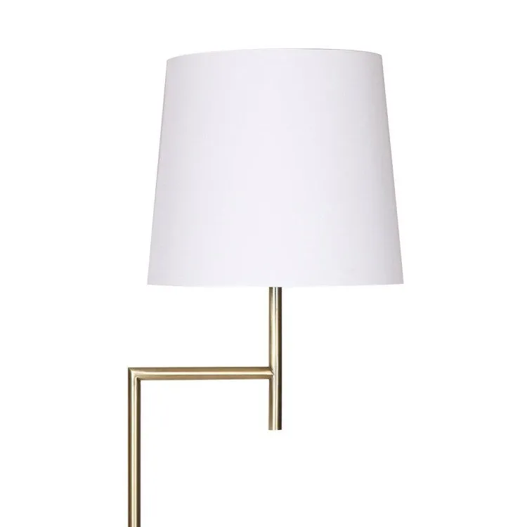 SARANTINO METAL FLOOR LAMP - ANTIQUE BRASS