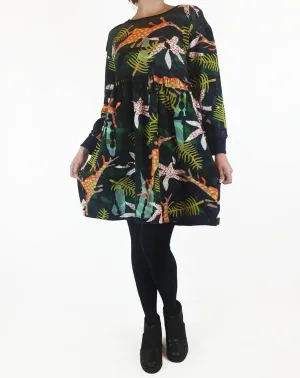 Seagrass Designs colourful long sleeve dress size S