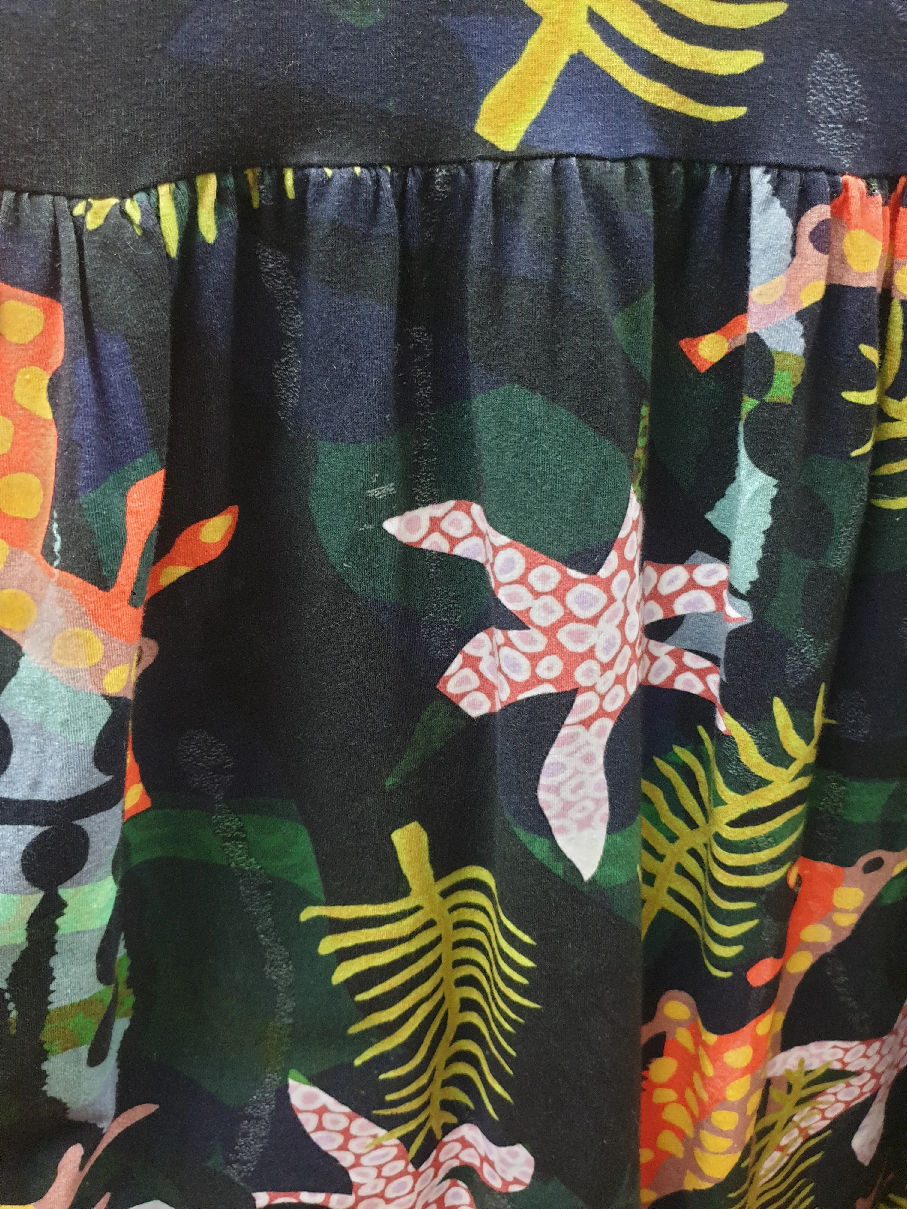 Seagrass Designs colourful long sleeve dress size S