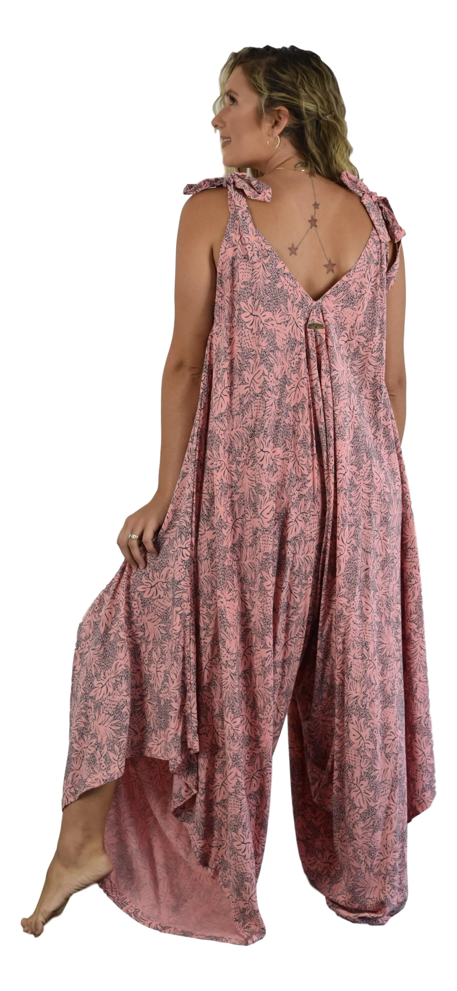 Secret Beach - Bali Jumper - Tropicana - Pink & Grey