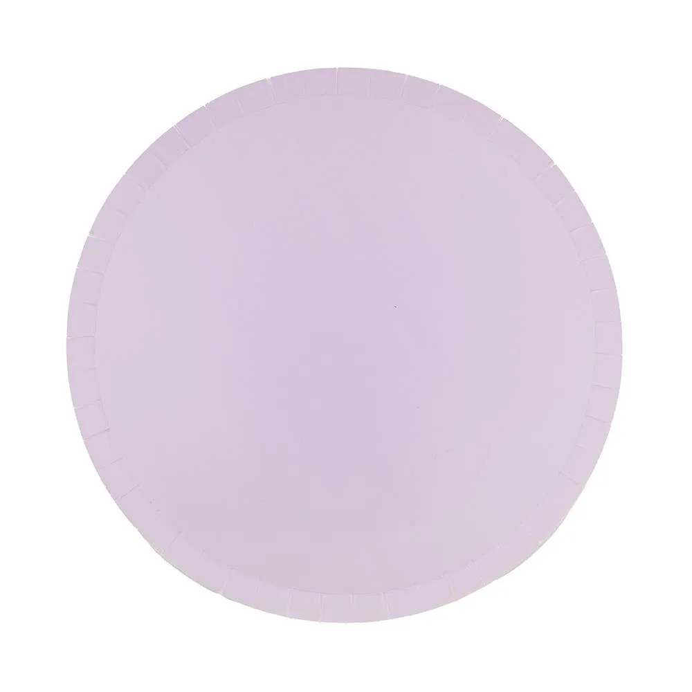 Shades Dinner Plates: Lavender - 8 Pk.