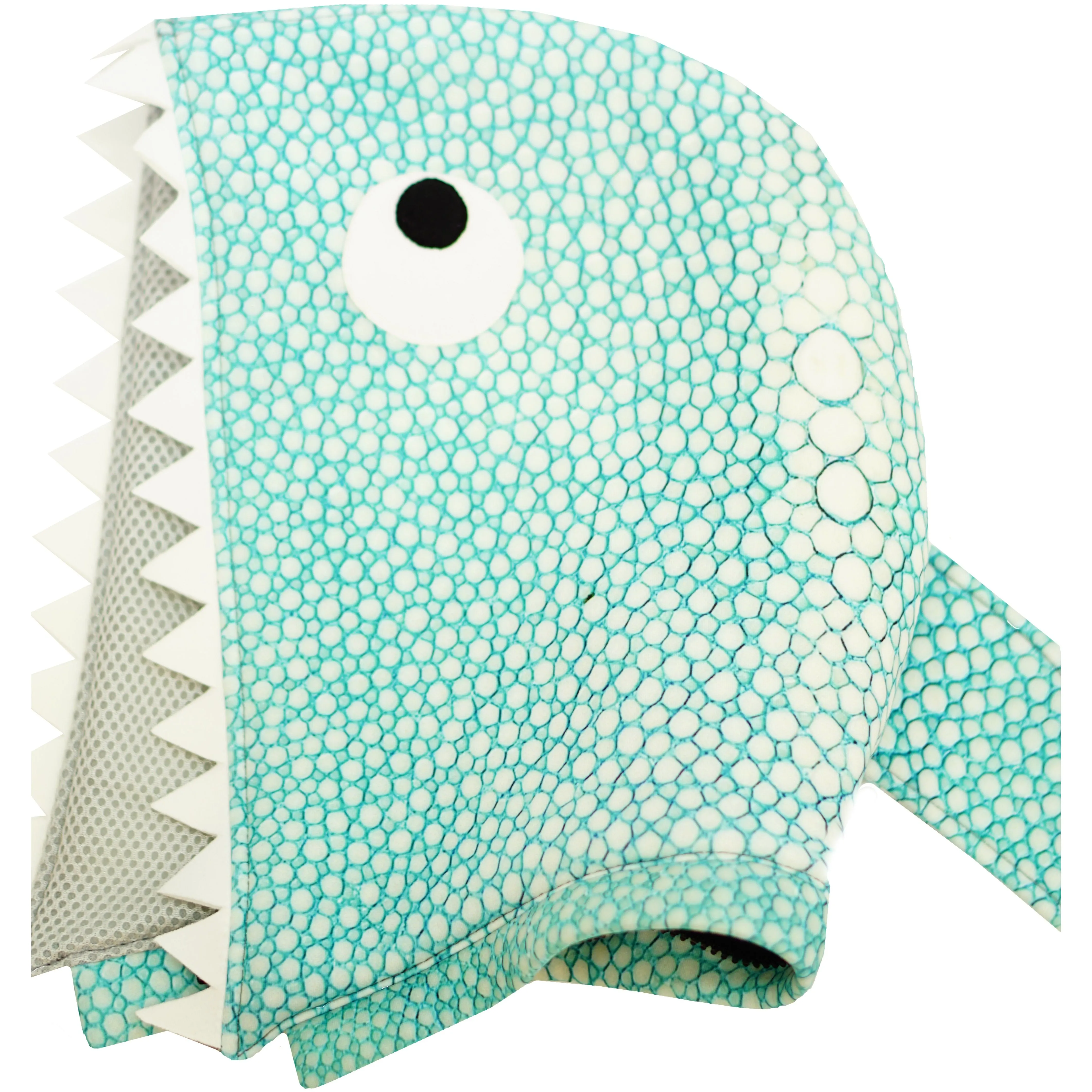 Shark - Kids Backpack with Detachable Hood - Water-repellent