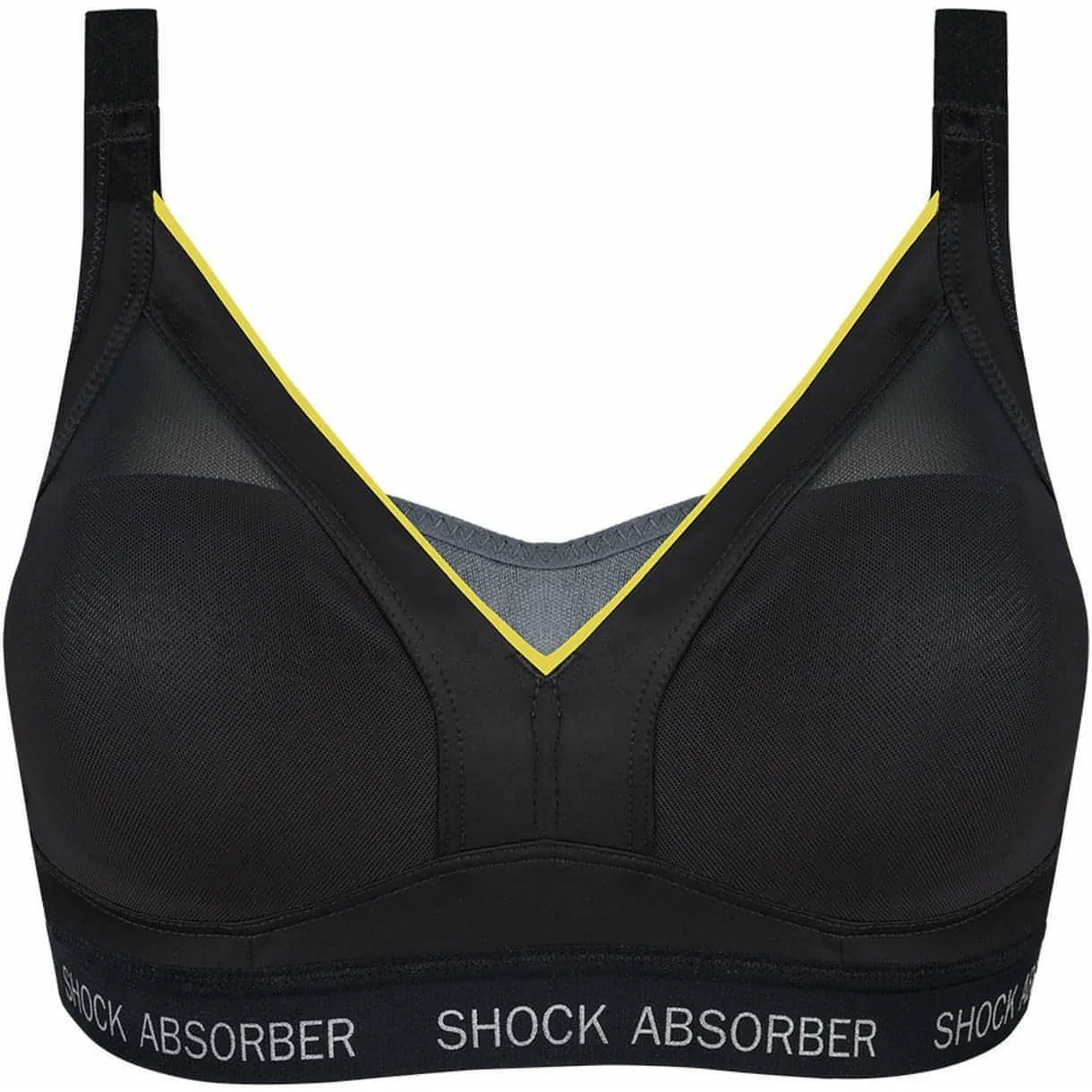 Shock Absorber Active Shaped Support Womens Sports Bra - Grey